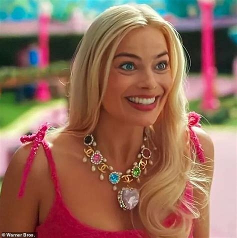 barbie margot robbie chanel|margot robbie barbie chanel necklace.